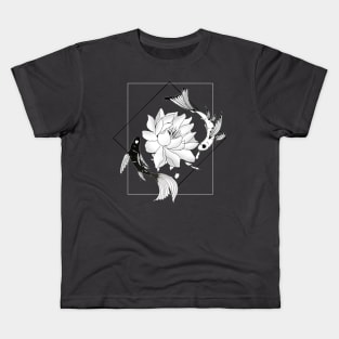 Koi flowers Kids T-Shirt